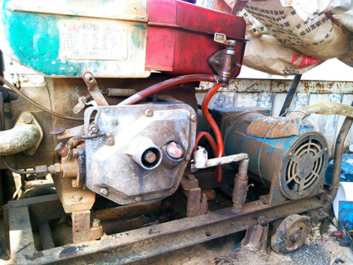 蓝田单杠柴油机发电机出租